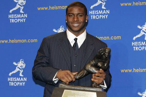 Former college and NFL star Reggie Bush's 2005 Heisman Trophy reinstated