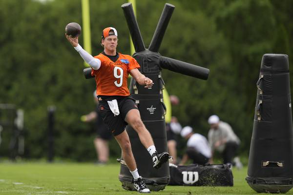 Joe Burrow is throwing again as the Bengals' franchise QB rehabs his surgically repaired wrist