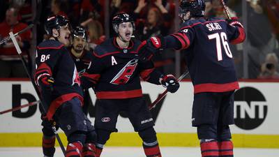 Skjei ends Carolina's power-play woes, helps Hurricanes beat Rangers 4-3 to extend 2nd-round series
