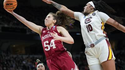 Mackenzie Holmes ends stellar career at Indiana with loss in the Sweet 16 to South Carolina