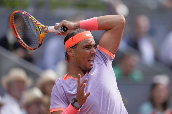Nadal tested in 3-hour win over Cachin in Madrid and Swiatek reaches women's quarters