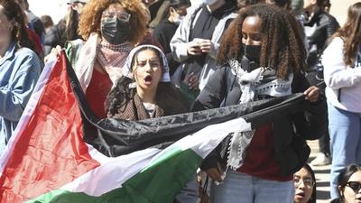 Pro-Palestinian protests sweep US college campuses following mass arrests at Columbia