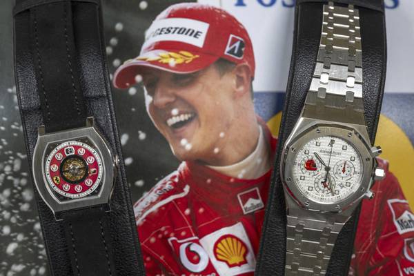 8 watches owned by F1 great Michael Schumacher fetch more than $4 million at auction in Geneva