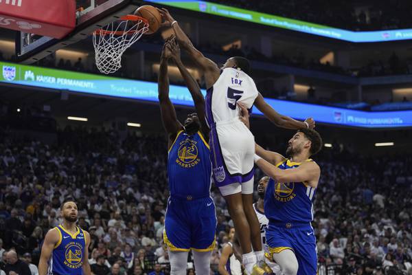 The Kings eliminate the Warriors from play-in tournament with 118-94 win