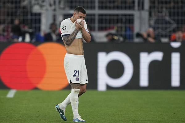 PSG defender Lucas Hernández injured in Champions League semifinal first leg at Dortmund
