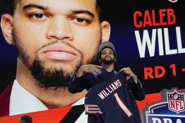 NFL Draft Latest: Caleb Williams to Bears, record six QBs taken in first 12 picks
