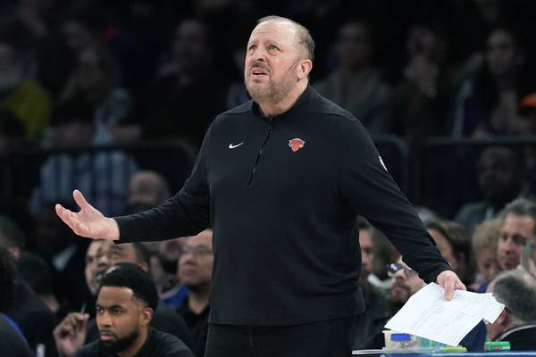 Thibodeau shows when he's mad at his Knicks. They don't mind, knowing the coach has them set to win