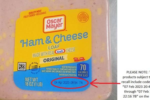 Recall alert: Oscar Mayer Ham and Cheese Loaf recalled