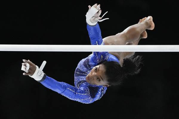 Simone Biles wants to turn her post-Olympic tour into a celebration. The guys are coming along too