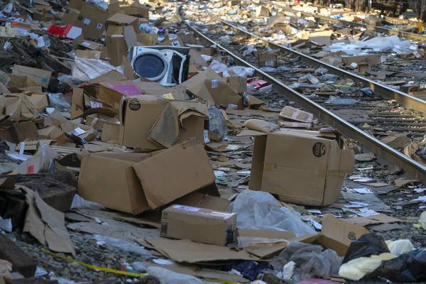 LA thieves ransack freight trains, loot Amazon, FedEx, UPS packages, unused COVID-19 tests
